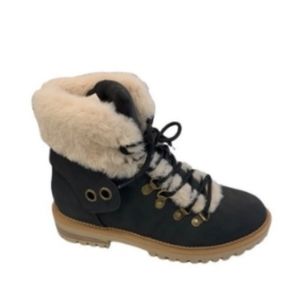 Nicole miller black ankle boots